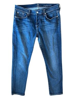 7Fam Josefina skinny boyfriend jeans 30